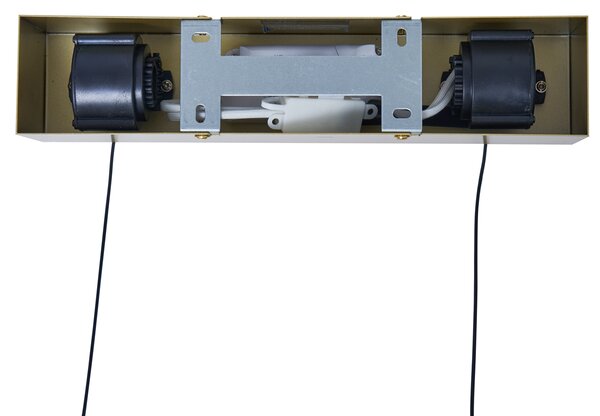 Lampada a sospensione moderna ottone con LED dimmerabile a 3 livelli Easylift - Straight