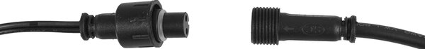Set di 5 faretti da incasso moderni neri con LED IP67 - Linsey