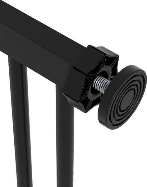 AllMyPets Cancellino per Cani a 2 Estensioni con Larghezza Regolabile fino 100 cm e Chiusura Automatica colore Nero - K587BK