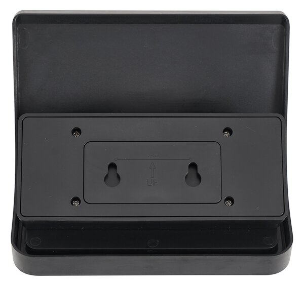 Applique da esterno nera con LED IP54 con sensore di movimento solare - Floody