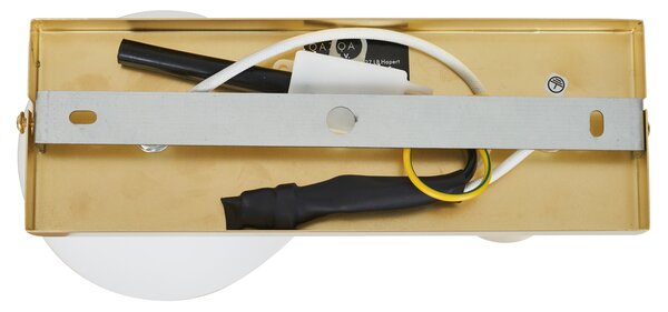 Plafoniera moderna in ottone a 2 luci inclinabile - Lesly