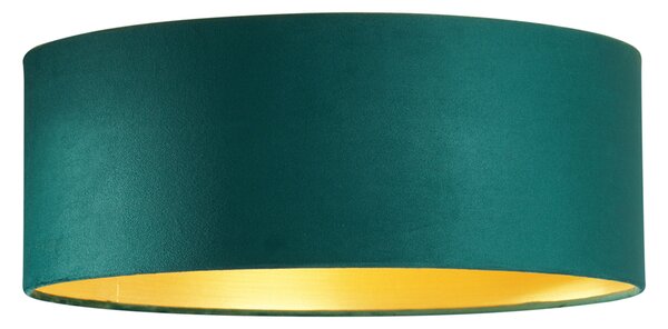 Plafoniera moderna verde velluto 40cm incl. LED dimmerabile a 3 livelli - Sue