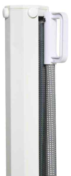AllMyPets Cancellino per Cani Estensibile fino a 115 cm Poliestere e Acciaio 115x82.5 cm colore Bianco/Grigio - F84801