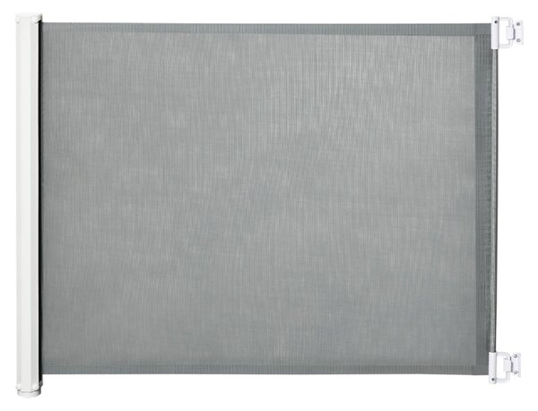 AllMyPets Cancellino per Cani Estensibile fino a 115 cm Poliestere e Acciaio 115x82.5 cm colore Bianco/Grigio - F84801
