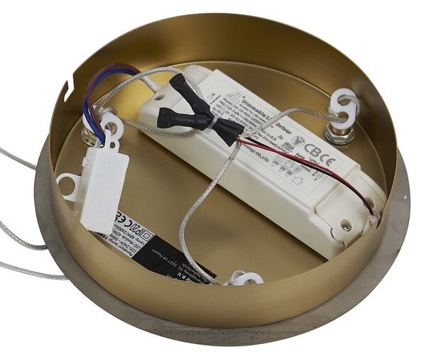 Lampada a sospensione di design oro dimmerabile a 3 livelli - Organico