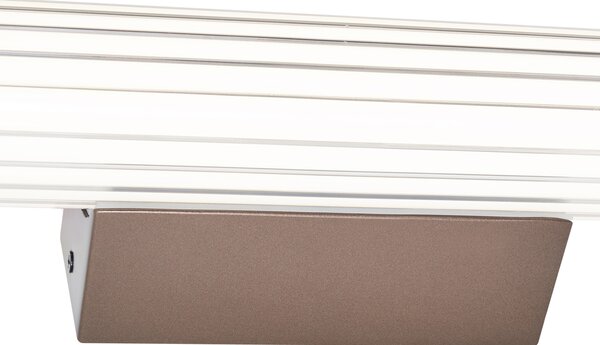 Lampada da parete retrò bronzo 60,4 cm incl. LED IP44 - Coco