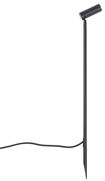 Faretto nero 80cm incl. LED orientabile IP65 incl. cavo e spina - Carl