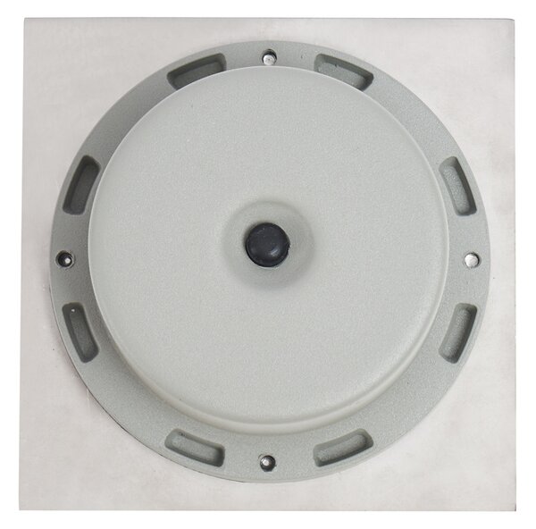 Set di 6 faretti da terra quadrati in alluminio con LED IP65 solari - Terry