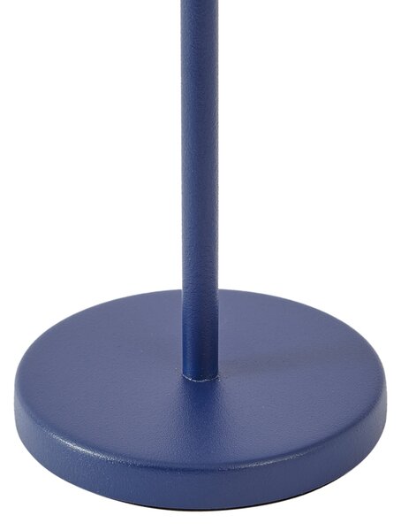 Lampada da tavolo blu con LED IP54 ricaricabile con stazione di ricarica - Squirrel