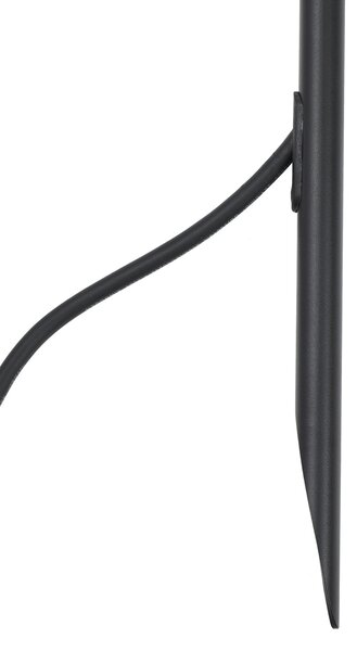Faretto nero 80cm incl. LED orientabile IP65 incl. cavo e spina - Carl