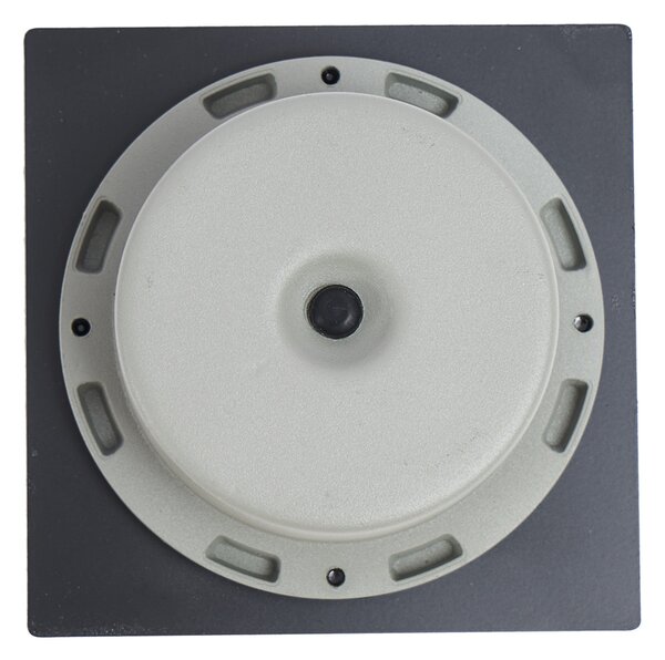 Set di 6 faretti da terra neri quadrati con LED IP65 solari - Terry