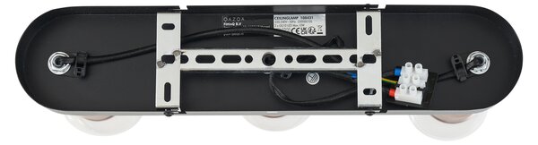 Faretto da soffitto arrotondato bronzo scuro 3 luci regolabile - Veerle