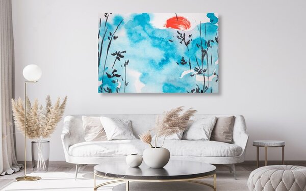Quadro su tela – Pittura del cielo giapponese