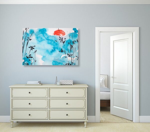 Quadro su tela – Pittura del cielo giapponese
