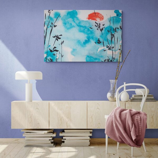 Quadro su tela – Pittura del cielo giapponese