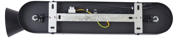 Faretto da soffitto moderno nero a 3 luci regolabile - Triangle