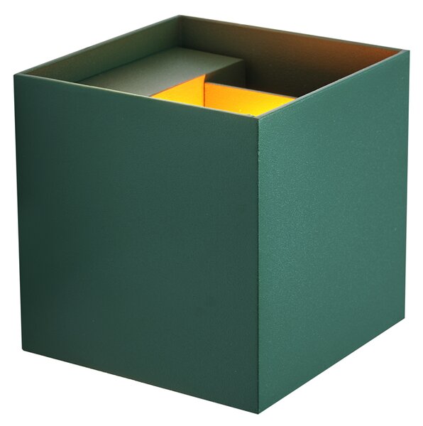 Lampada da parete per esterni verde scuro con LED IP54 - Edwin