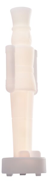 Lampada da tavolo natalizia bianca con LED dimmerabile e ricaricabile RGBW-IC - Schiaccianoci