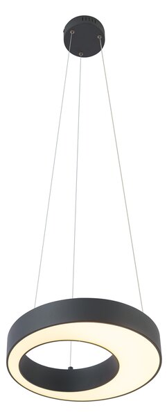 Lampada a sospensione moderna nera 35 cm dimmerabile a 3 livelli - Organici