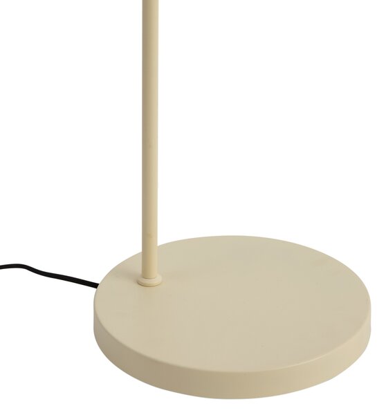 Lampada da terra Japandi beige con paralume - Gertie