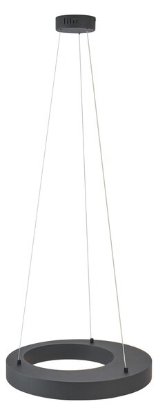 Lampada a sospensione moderna nera 50 cm con LED dimmerabile a 3 livelli - Organici