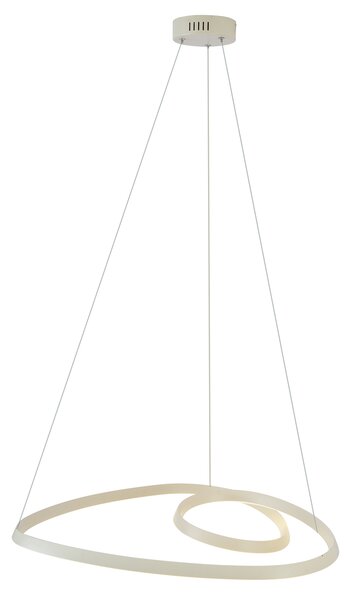 Lampada a sospensione scandinava beige 72 cm con LED dimmerabile a 3 livelli - Circuit