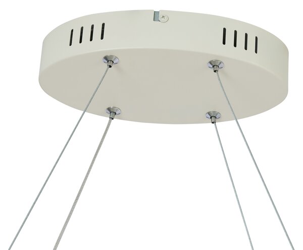 Lampada a sospensione scandinava beige 110 cm con LED dimmerabile a 3 livelli - Circuit