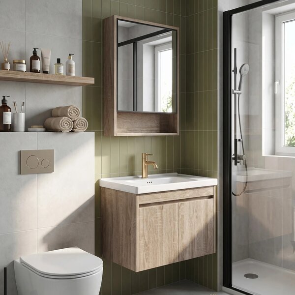 Set di mobili da bagno con lavabo DB68-60 60CM