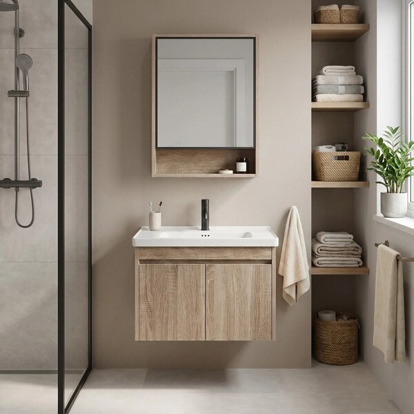 Set di mobili da bagno con lavabo DB68-60 60CM