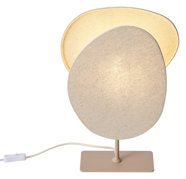 Lampada da tavolo Japandi beige - Organica