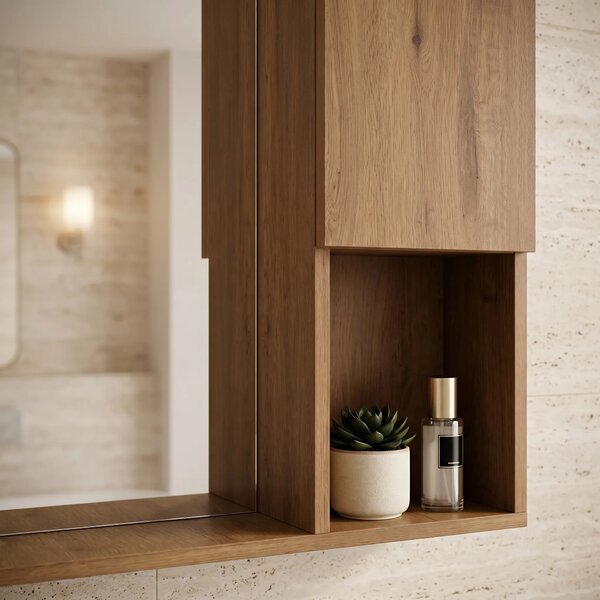 Set mobili da bagno con lavabo DB06-60 60cm