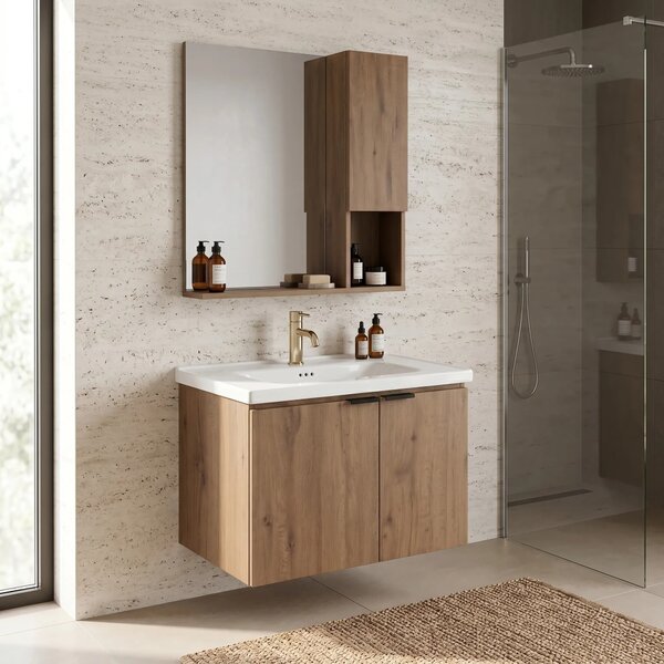 Set mobili da bagno con lavabo DB06-60 60cm
