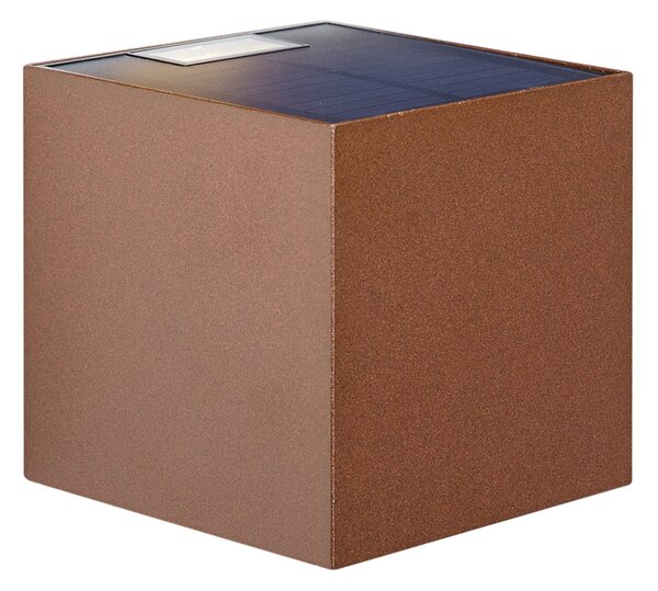 Applique da esterno marrone ruggine con LED 2 luci IP65 solare - Charlene
