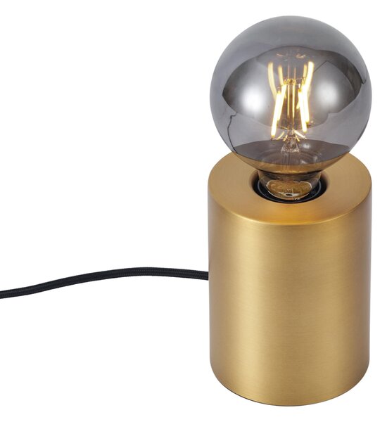 Lampada da tavolo moderna ottone 13 cm - Cylinder