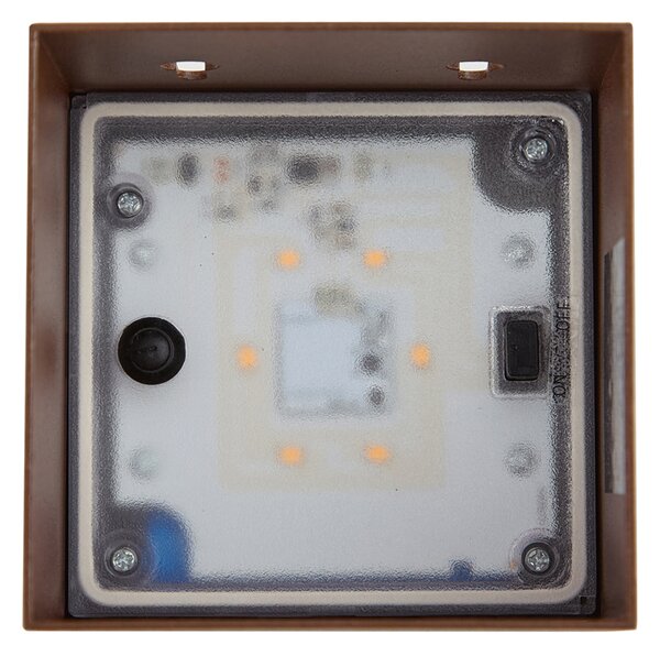 Applique da esterno marrone ruggine con LED 2 luci IP65 solare - Charlene