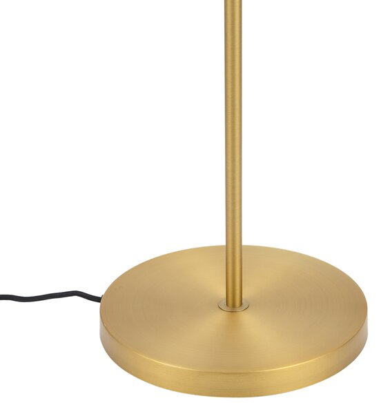 Lampada da terra di design bronzo con vetro trasparente - Domo