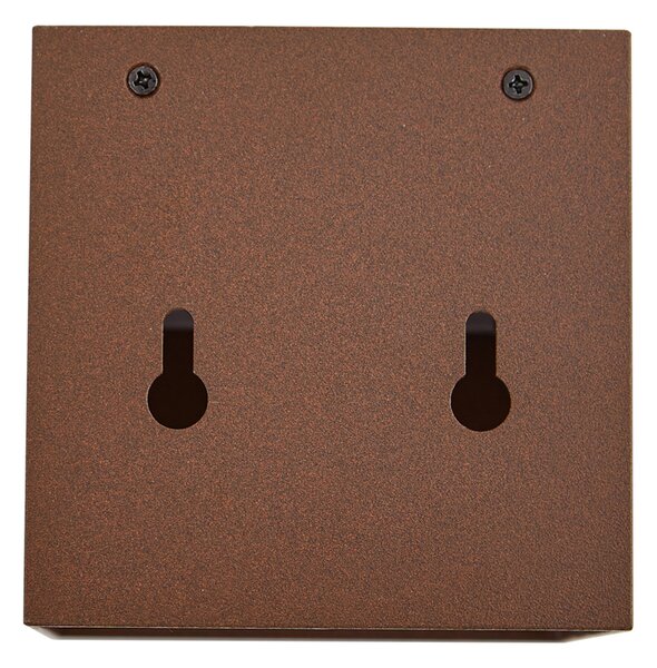 Applique da esterno marrone ruggine con LED IP65 solare - Charlene