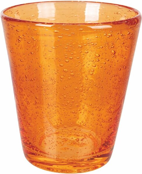 Villa deste Cancun Sunset Set 6 bicchieri acqua in pasta d vetro soffiato 330 ml Colore Rosso - 5909889