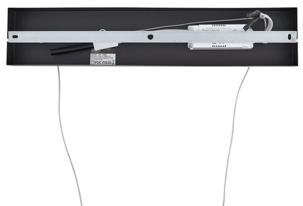 Lampada a sospensione di design nera rettangolare dimmerabile a 3 livelli - Krisscross