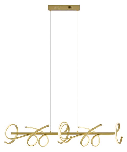 Lampada a sospensione di design oro rettangolare dimmerabile a 3 livelli - Krisscross
