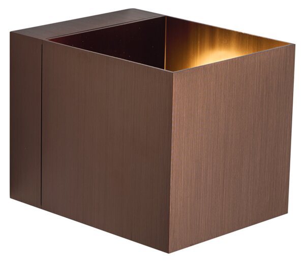Lampada da parete moderna bronzo scuro con LED e dimmer touch ricaricabile - Joris