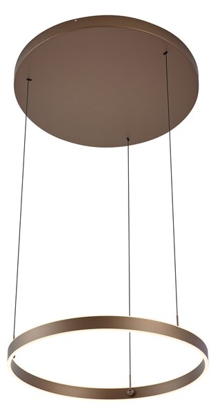 Lampada a sospensione di design bronzo scuro dimmerabile a 3 livelli - Titmus