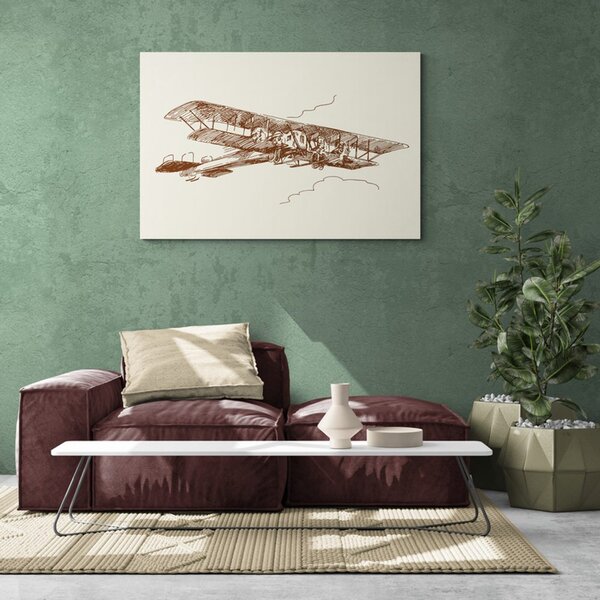 Quadro su tela – Biplano retrò