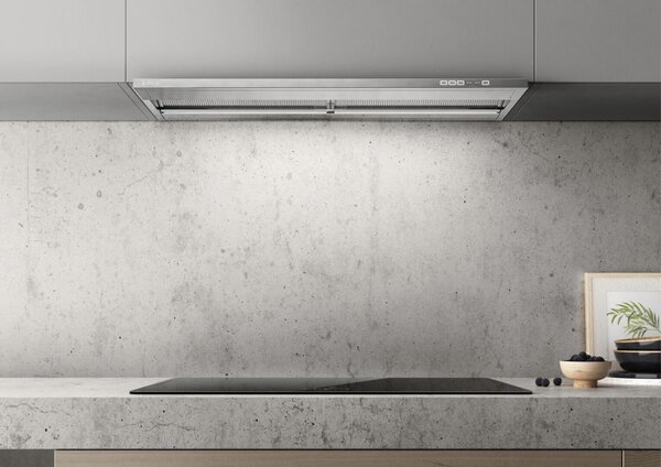 Elica Cappa Aspirante Incasso Larghezza 60 cm Potenza Intensiva 700 m/h Classe B colore Inox - BOXIN DRY IX/A/60