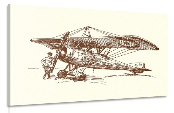 Stampa su tela – Aereo retrò