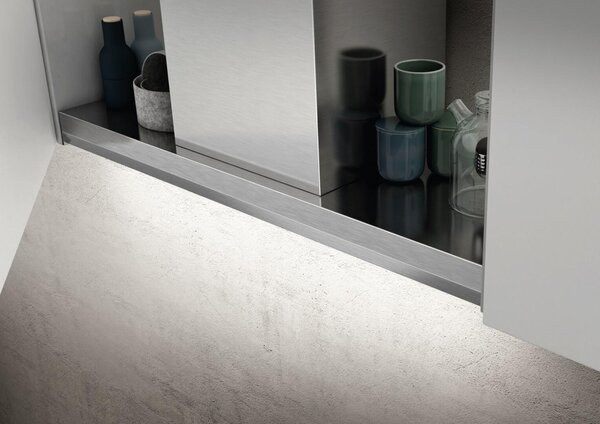Elica Cappa Aspirante Incasso Larghezza 60 cm Potenza Intensiva 700 m/h Classe B colore Inox - BOXIN DRY IX/A/60