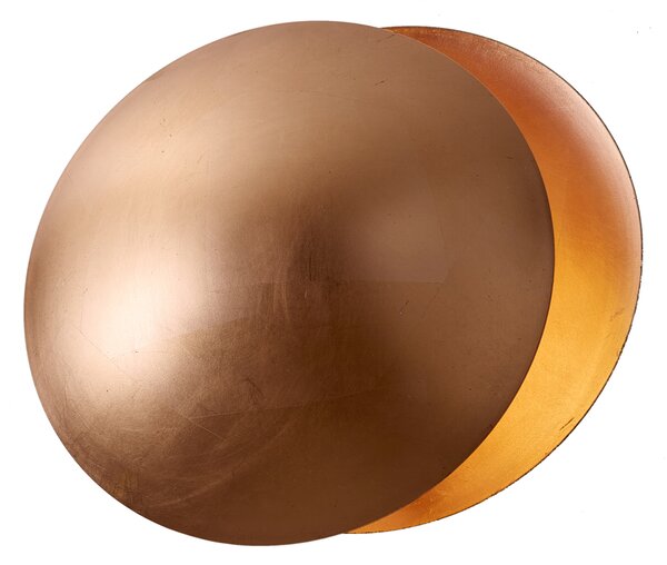 Lampada da parete moderna rame 34,5 cm 2 luci - Sunrise