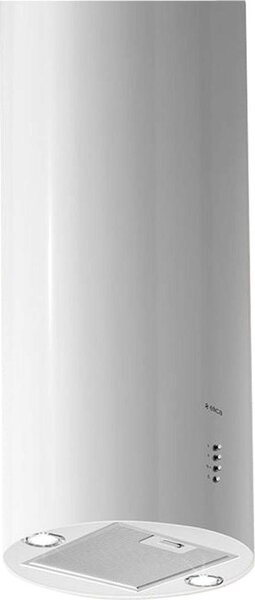 Elica Cappa Cucina Aspirante a Isola Larghezza 43 cm colore Bianco - PRF0090718A TUBE PRO ISLAND WH/A/43