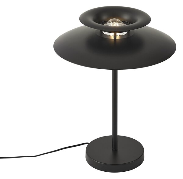 Lampada da tavolo retrò in acciaio nero 45 cm - Pauly