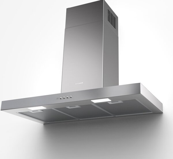 Faber Cappa Cucina Aspirante a Parete 90 cm Classe D colore Inox - 325.0615.635 Stilo Smart X A90
